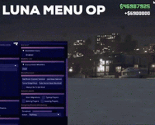 Luna Mod Menu Gta V Online Luna Menu Best GIF - Luna Mod Menu Gta